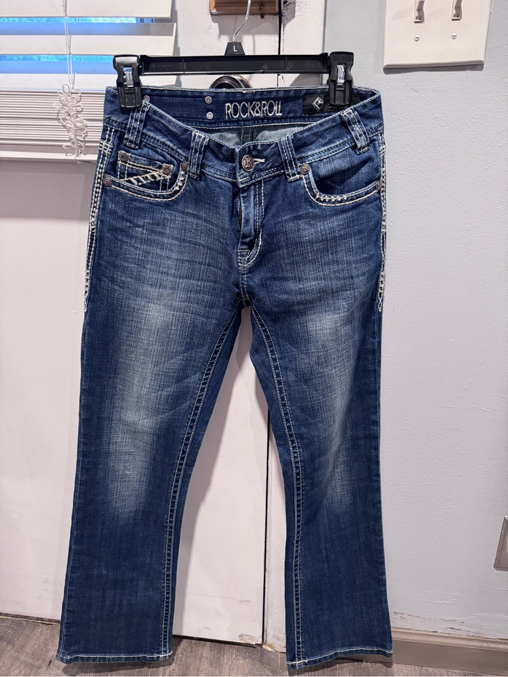 Rock & Roll Denim Women's Dark Blue Bootcut Jeans